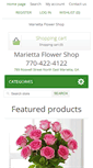 Mobile Screenshot of mariettaflowers.net